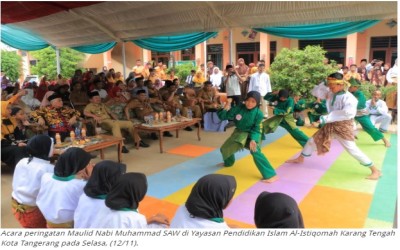 Peringatan Maulid Nabi, dihadiri oleh Wakil Walikota Tangerang H. Sachrudin